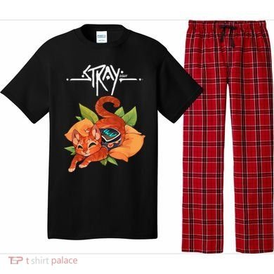 Stray Game Stray Video Game Funny Cat Game Pajama Set