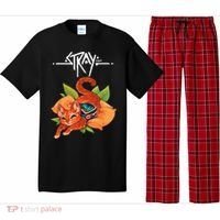 Stray Game Stray Video Game Funny Cat Game Pajama Set thumb 0