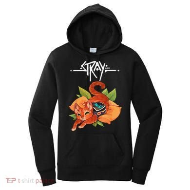Stray Game Stray Video Game Funny Cat Game Women's Hoodie