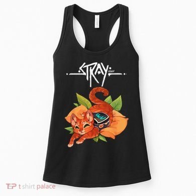 Stray Game Stray Video Game Funny Cat Game Women's Tank Top