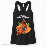 Stray Game Stray Video Game Funny Cat Game Women's Tank Top thumb 0