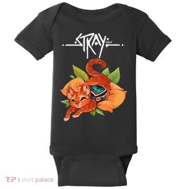 Stray Game Stray Video Game Funny Cat Game Baby Bodysuit