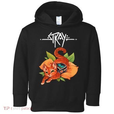 Stray Game Stray Video Game Funny Cat Game Toddler Hoodie