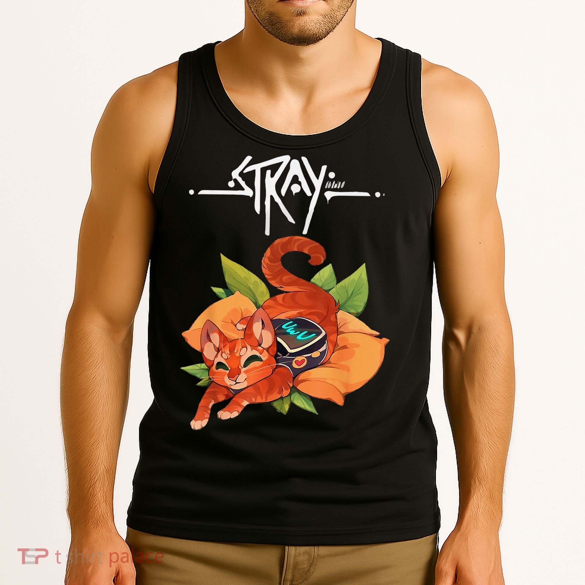 Stray Game Stray Video Game Funny Cat Game Tank Top