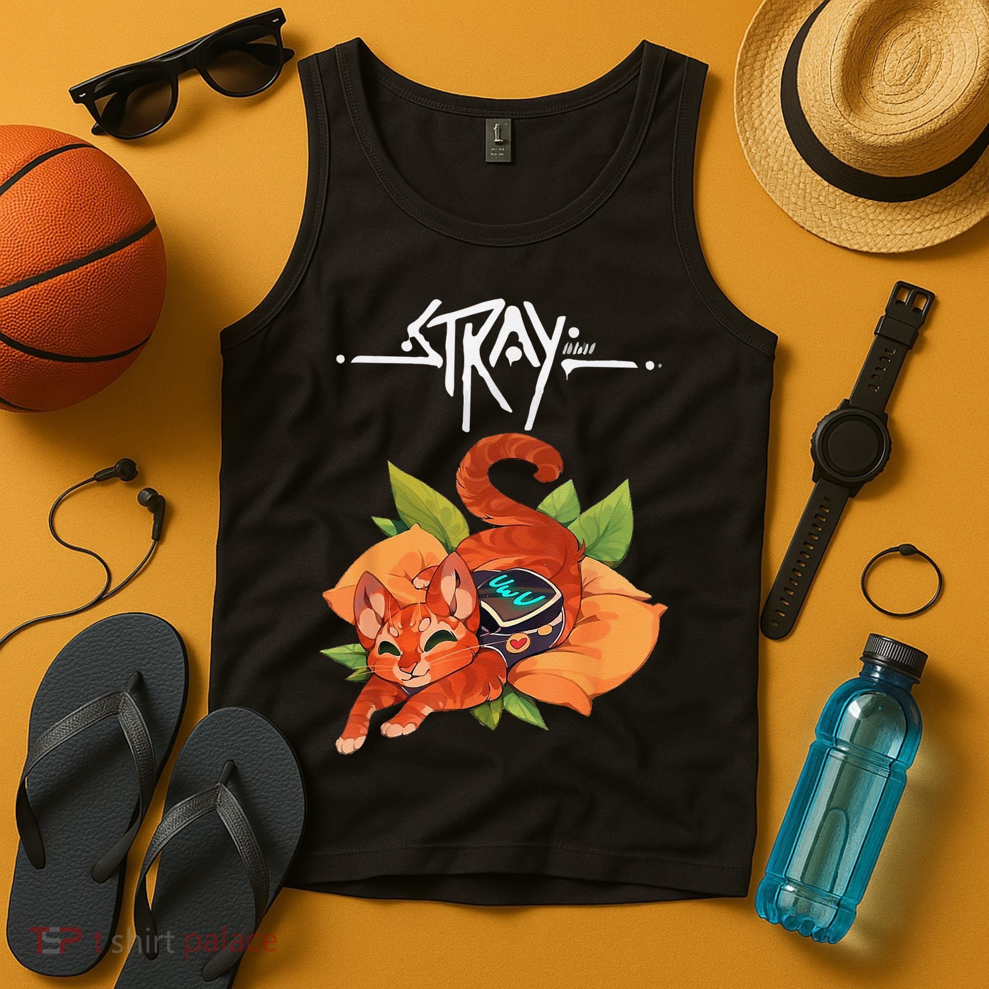 Stray Game Stray Video Game Funny Cat Game Tank Top