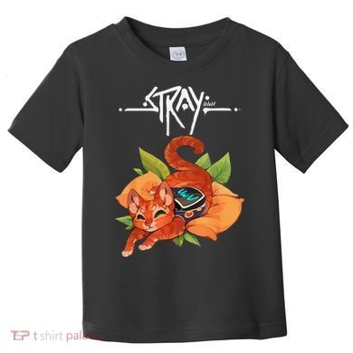 Stray Game Stray Video Game Funny Cat Game Toddler T-Shirt
