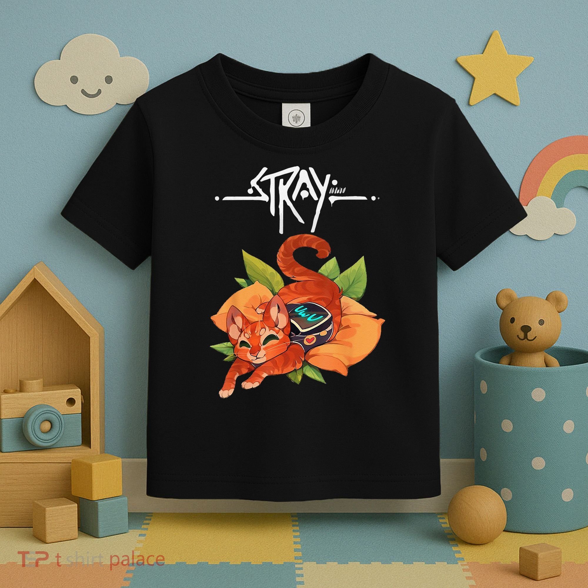 Stray Game Stray Video Game Funny Cat Game Toddler T-Shirt