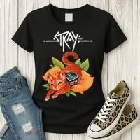 Stray Game Stray Video Game Funny Cat Game Women's T-Shirt thumb 3