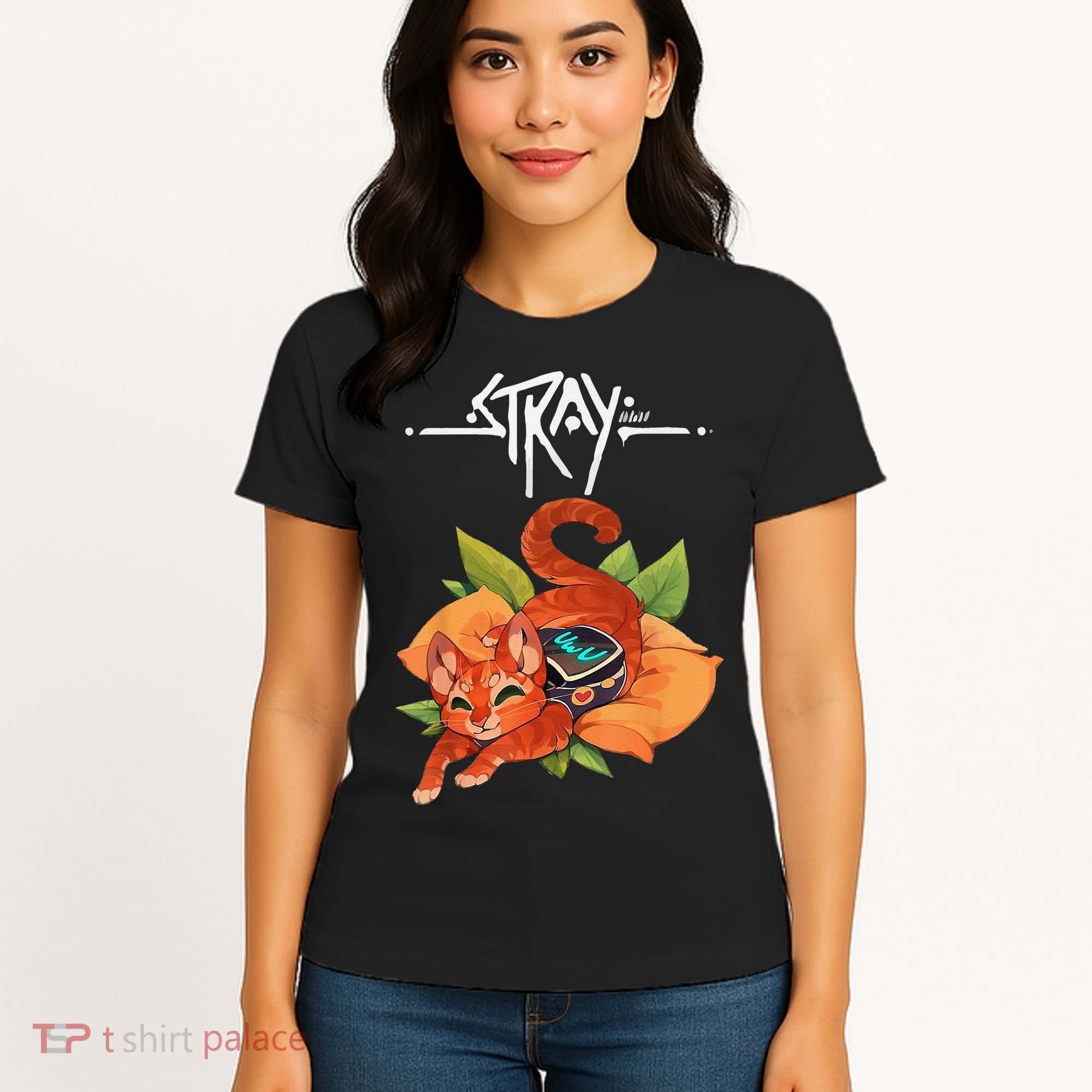 Stray Game Stray Video Game Funny Cat Game Women's T-Shirt