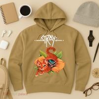 Stray Game Stray Video Game Funny Cat Game Hoodie thumb 3