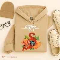 Stray Game Stray Video Game Funny Cat Game Hoodie thumb 4