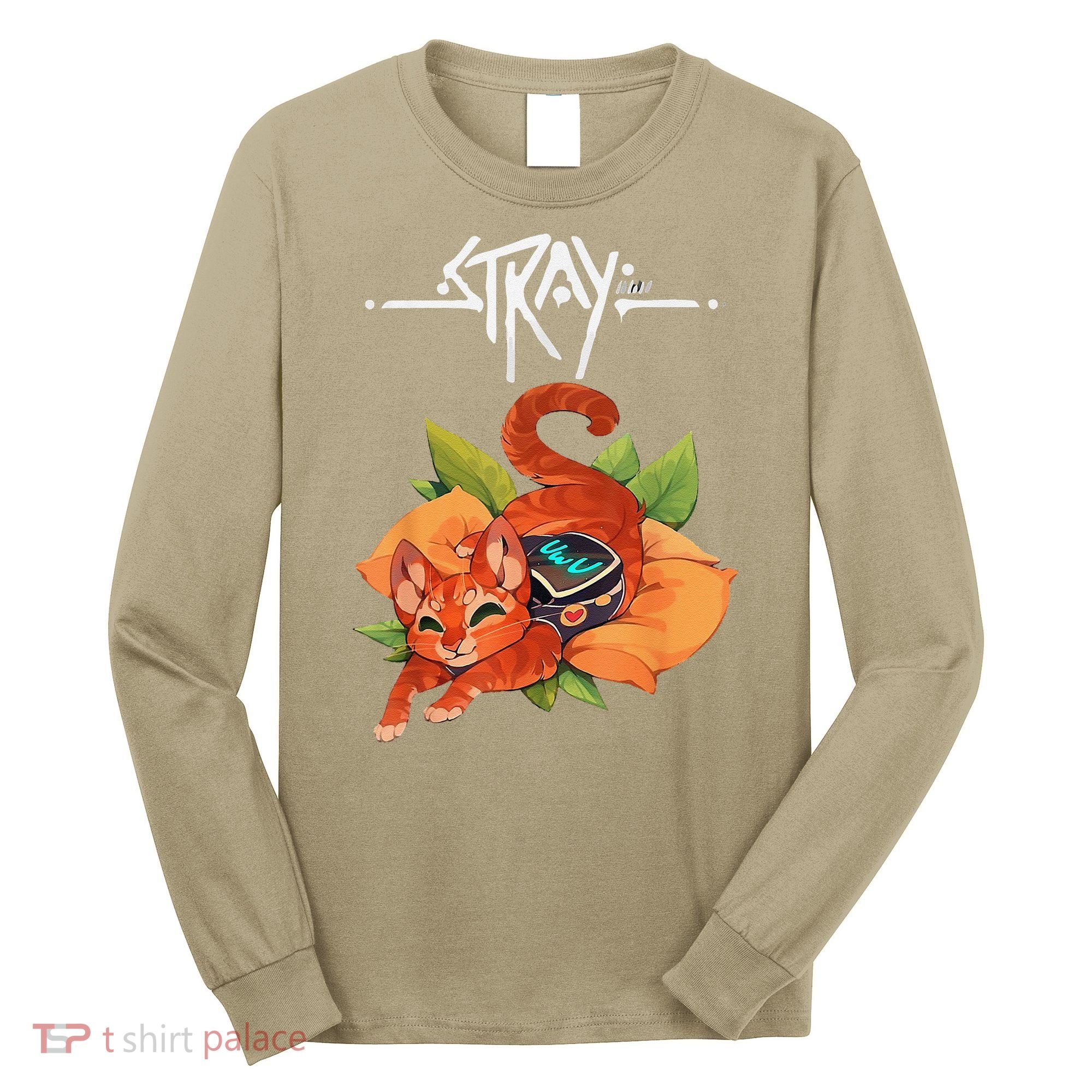 Stray Game Stray Video Game Funny Cat Game Long Sleeve Shirt