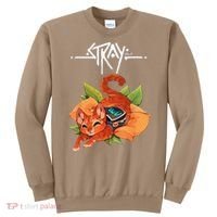 Stray Game Stray Video Game Funny Cat Game Sweatshirt thumb 0