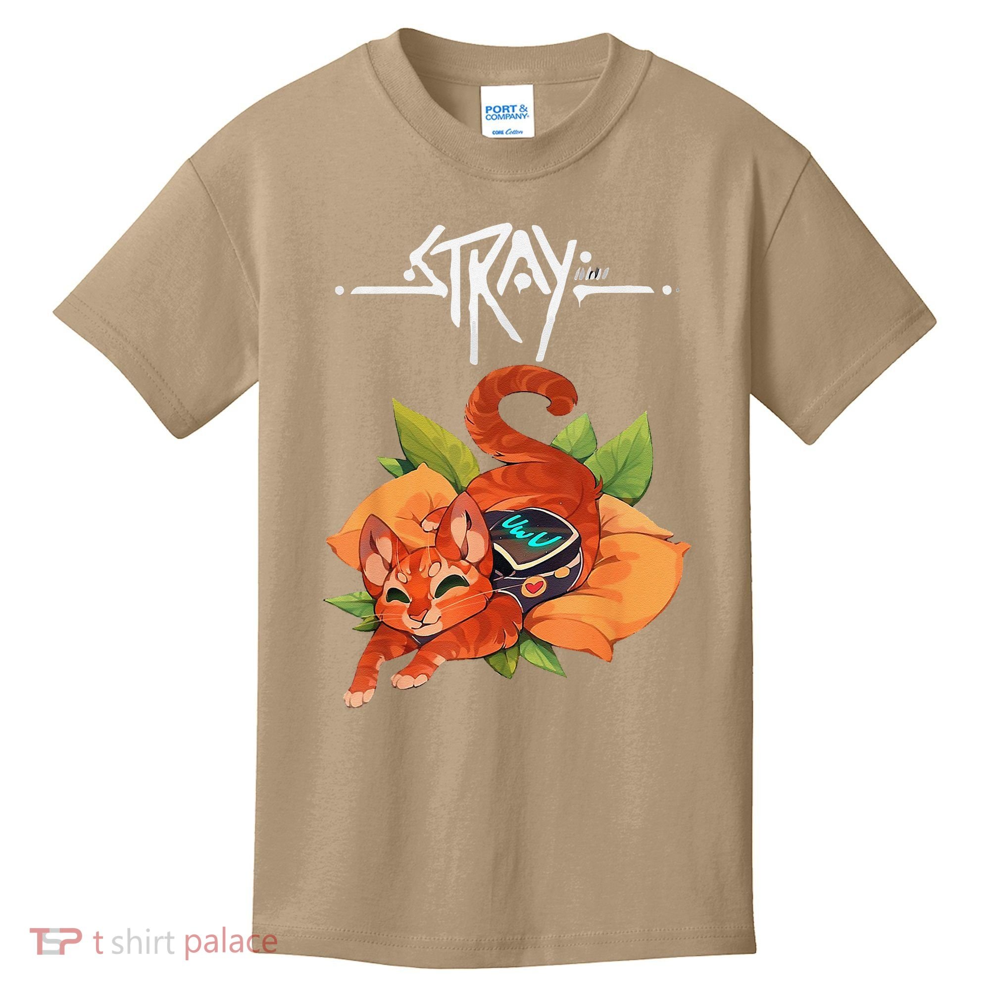 Stray Game Stray Video Game Funny Cat Game Kids T-Shirt