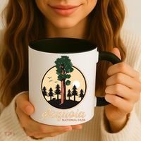 Sequoia General Sher Tree Camping Sequoia National Park Cute Gift Coffee Mug thumb 3