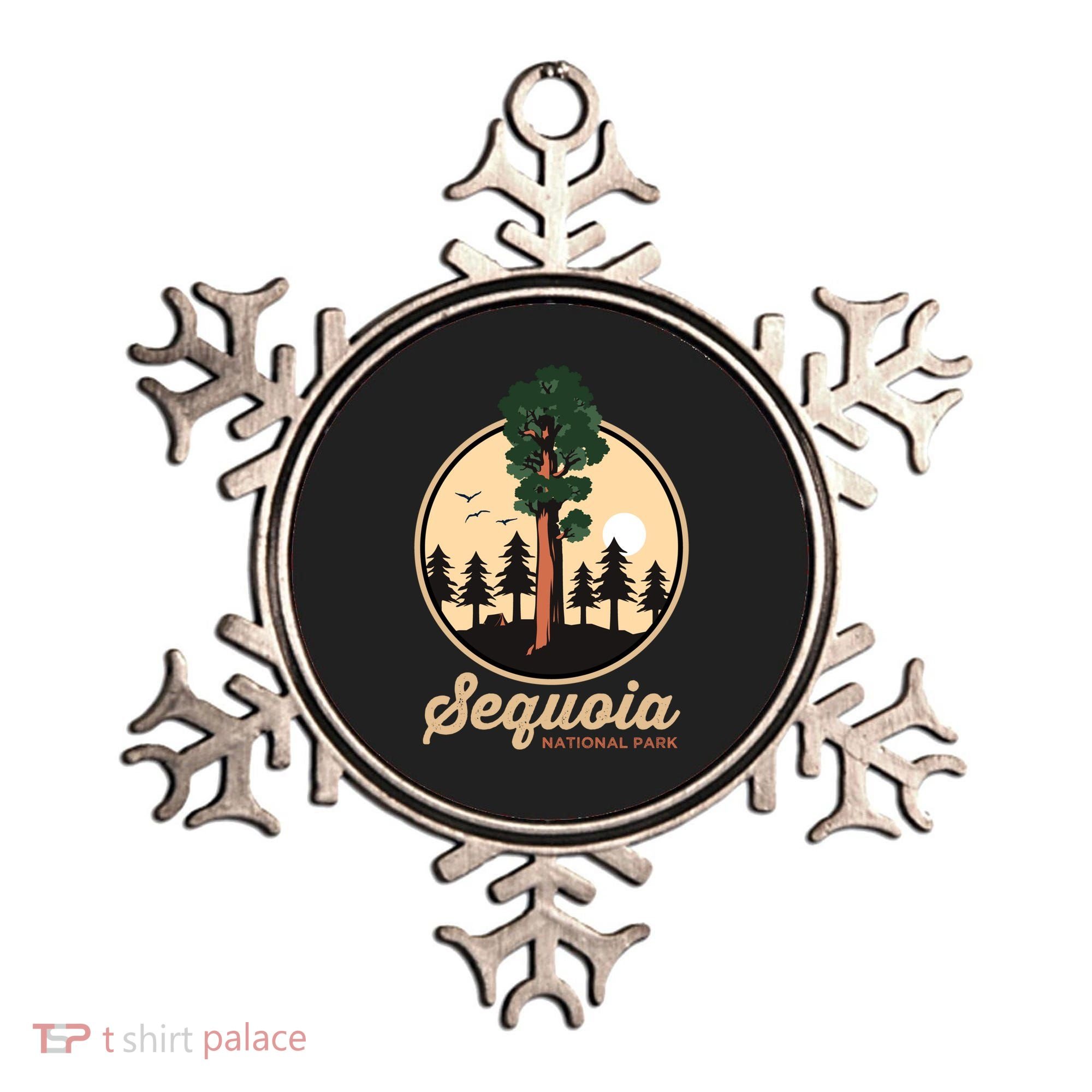 Sequoia General Sher Tree Camping Sequoia National Park Cute Gift Ornament
