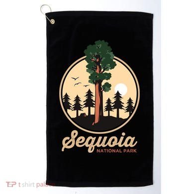 Sequoia General Sher Tree Camping Sequoia National Park Cute Gift Golf Towel