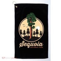 Sequoia General Sher Tree Camping Sequoia National Park Cute Gift Golf Towel thumb 0