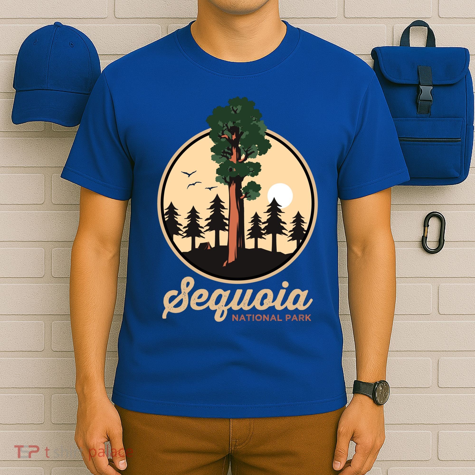 Sequoia General Sher Tree Camping Sequoia National Park Cute Gift T-Shirt