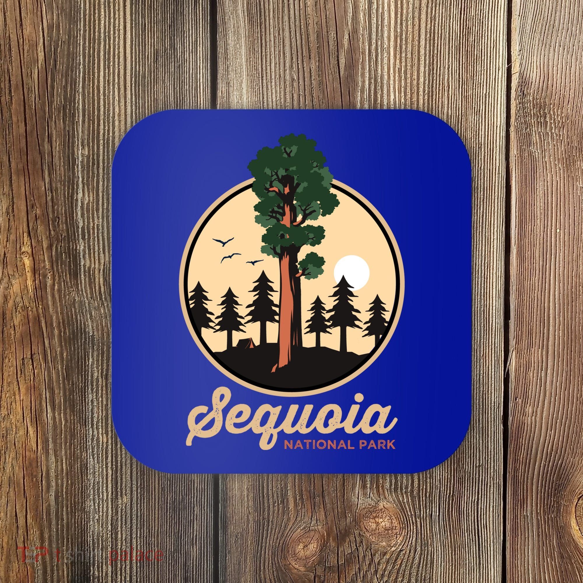 Sequoia General Sher Tree Camping Sequoia National Park Cute Gift Coaster