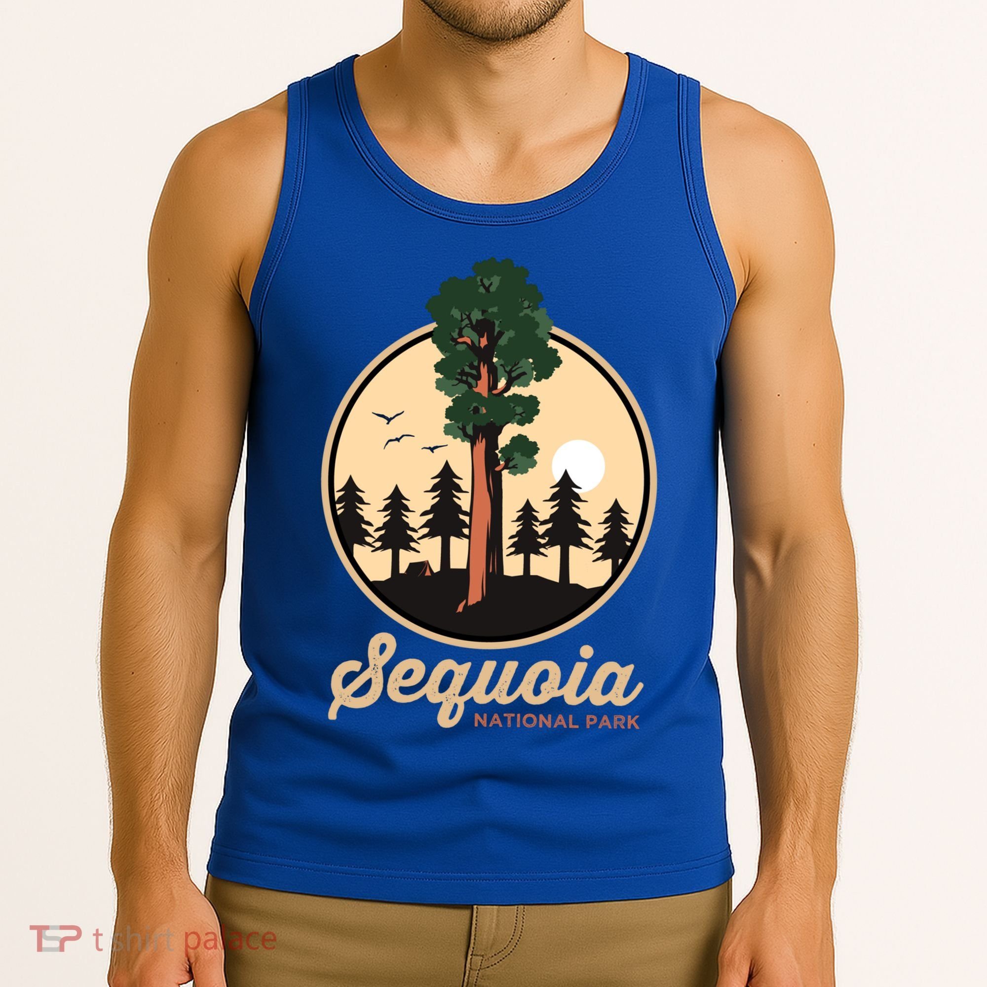 Sequoia General Sher Tree Camping Sequoia National Park Cute Gift Tank Top