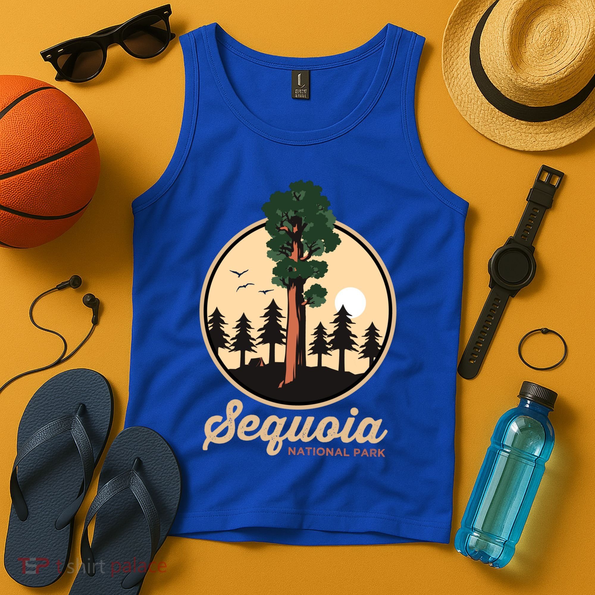 Sequoia General Sher Tree Camping Sequoia National Park Cute Gift Tank Top