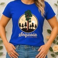 Sequoia General Sher Tree Camping Sequoia National Park Cute Gift Women's T-Shirt thumb 2