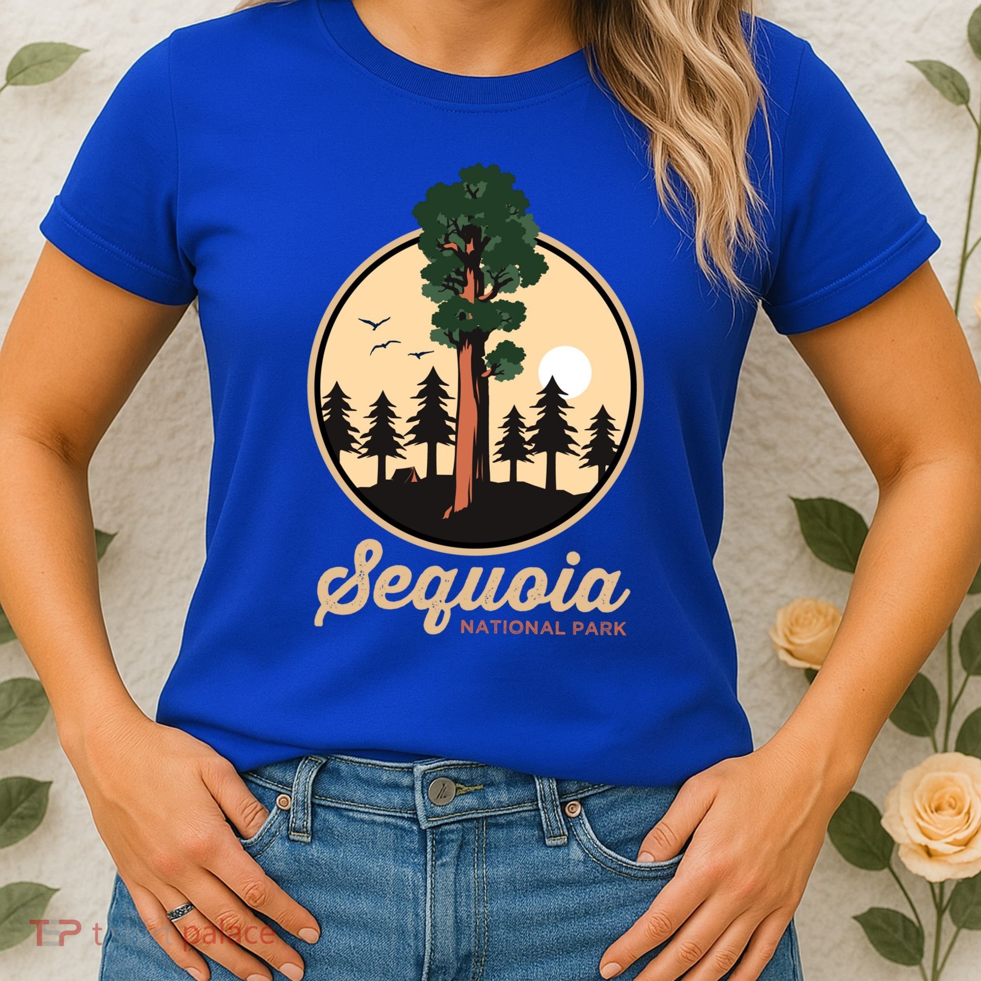 Sequoia General Sher Tree Camping Sequoia National Park Cute Gift Women's T-Shirt