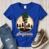 Sequoia General Sher Tree Camping Sequoia National Park Cute Gift Women's T-Shirt thumb 3