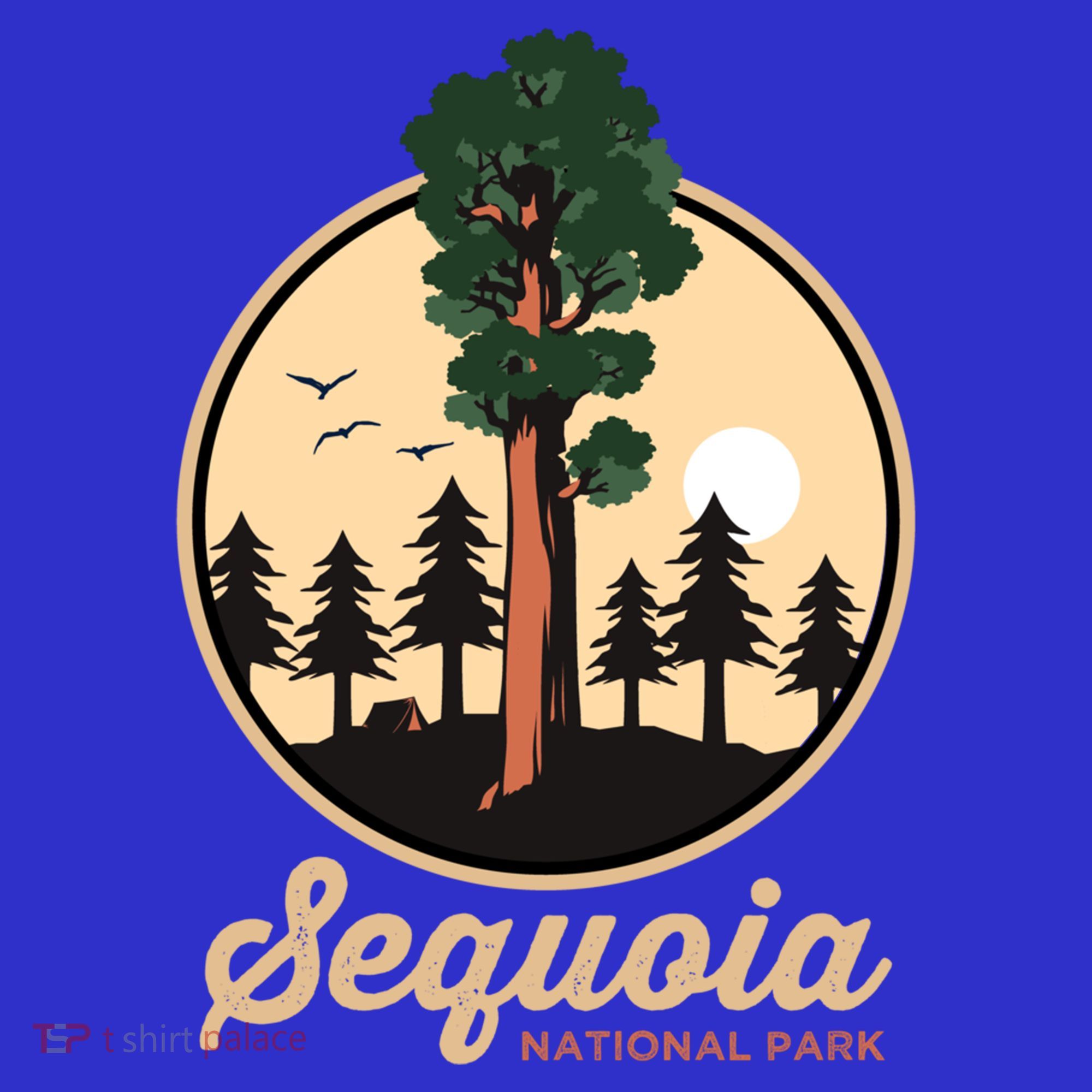 Sequoia General Sher Tree Camping Sequoia National Park Cute Gift Women's T-Shirt