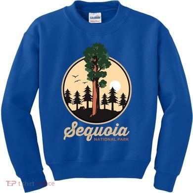 Sequoia General Sher Tree Camping Sequoia National Park Cute Gift Kids Sweatshirt