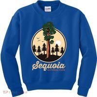 Sequoia General Sher Tree Camping Sequoia National Park Cute Gift Kids Sweatshirt thumb 0