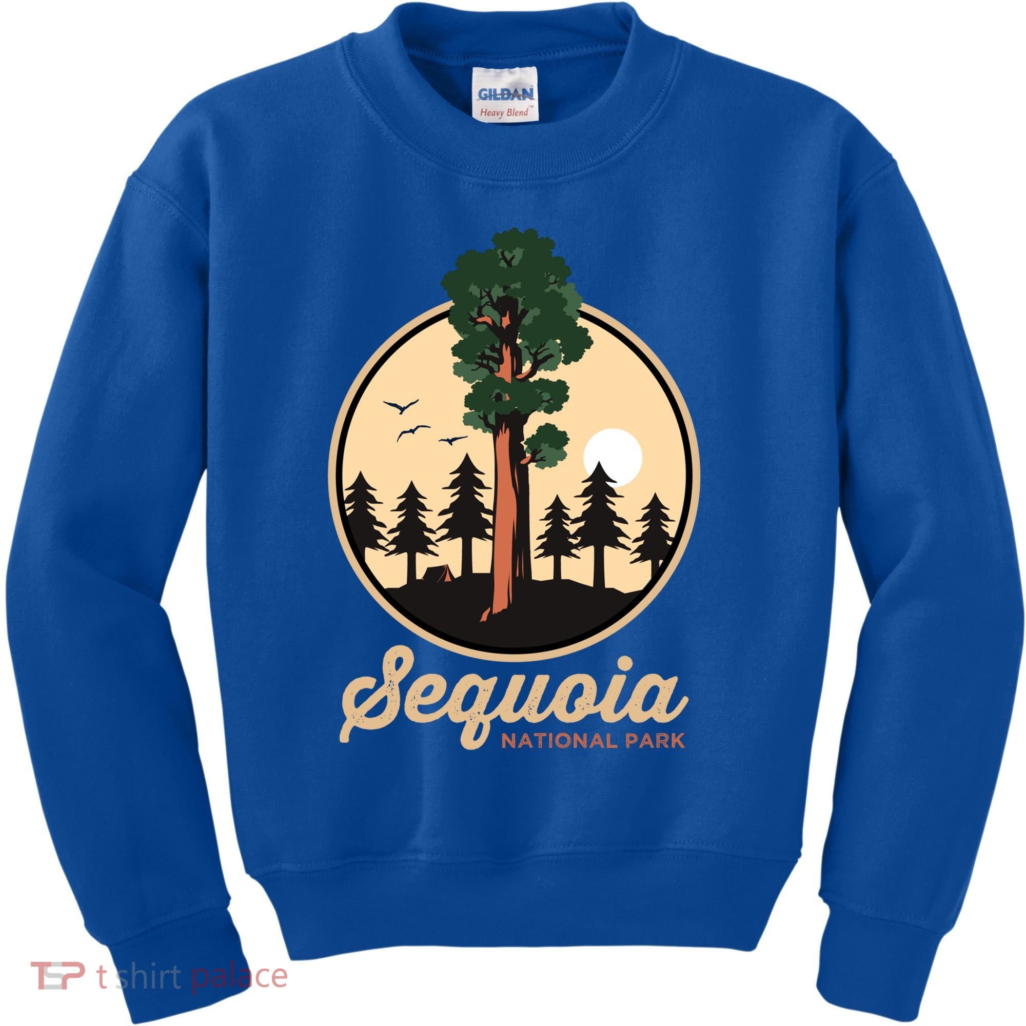 Sequoia General Sher Tree Camping Sequoia National Park Cute Gift Kids Sweatshirt