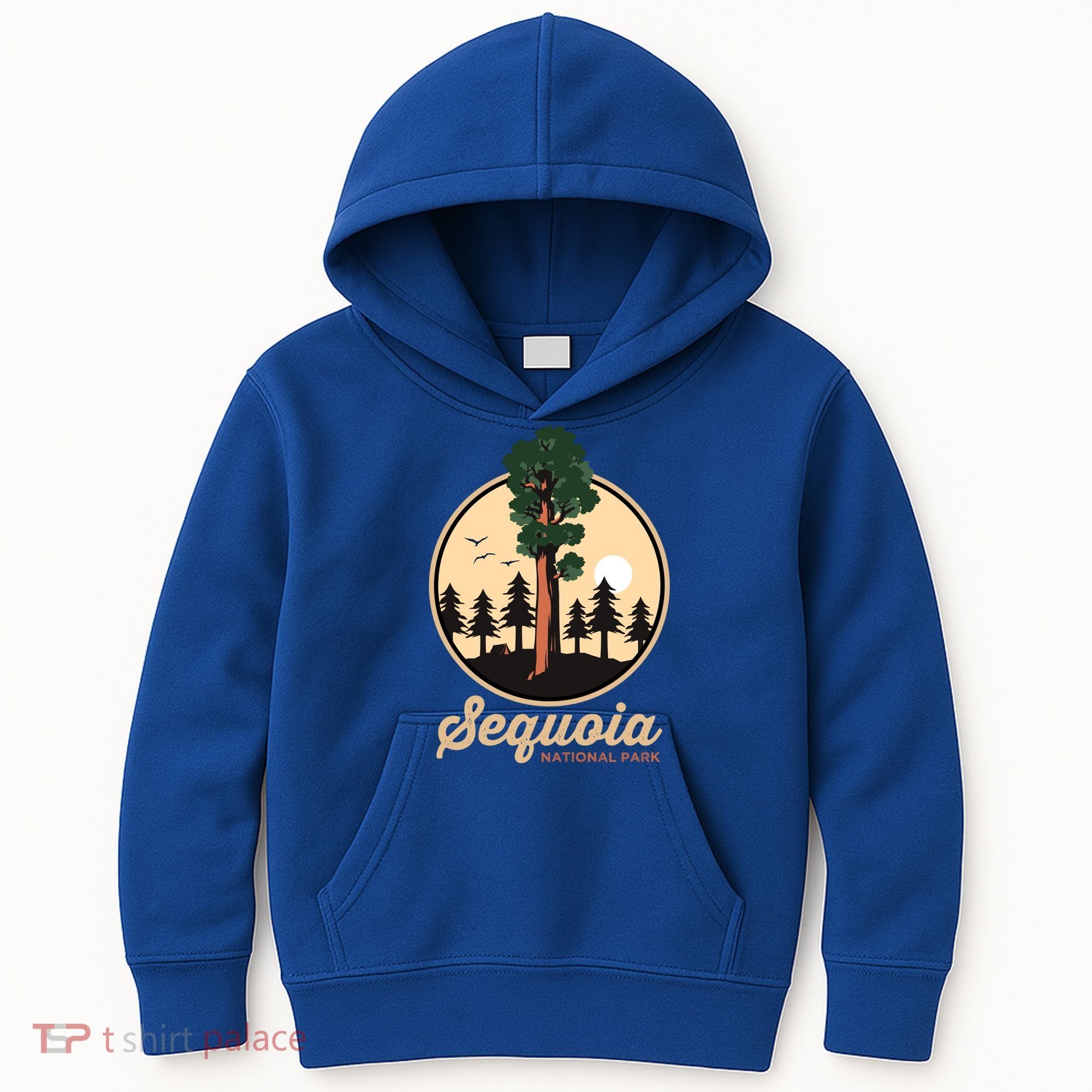 Sequoia General Sher Tree Camping Sequoia National Park Cute Gift Kids Hoodie