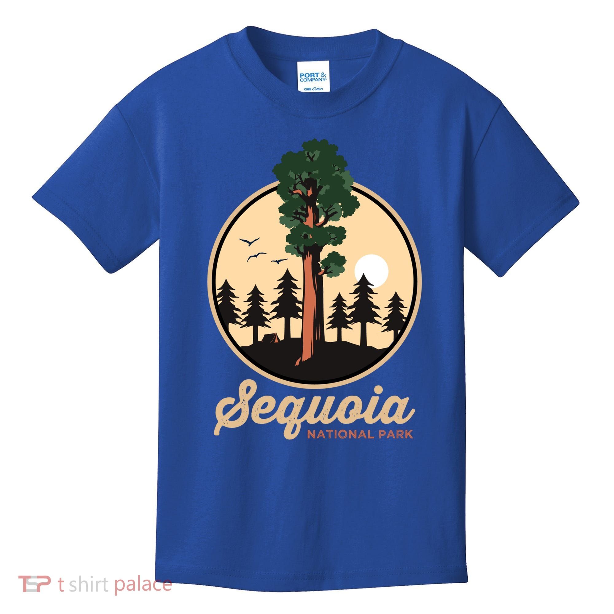Sequoia General Sher Tree Camping Sequoia National Park Cute Gift Kids T-Shirt