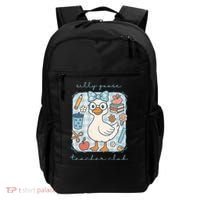 Silly Goose Teacher Club Funny Back To School Backpack thumb 0