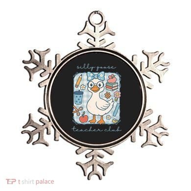 Silly Goose Teacher Club Funny Back To School Ornament