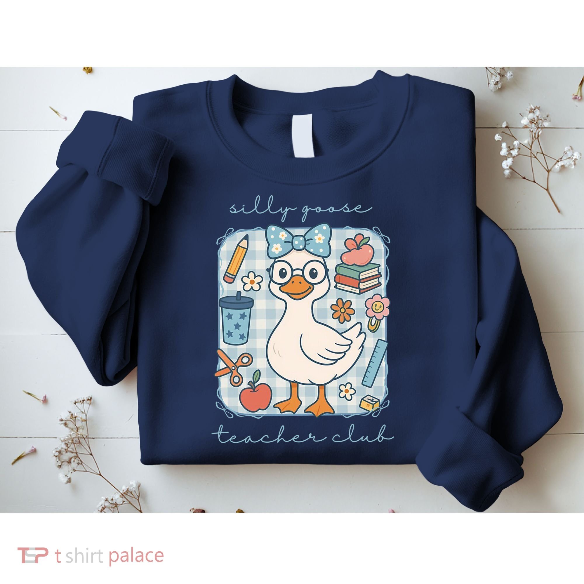 Silly Goose Teacher Club Funny Back To School Sweatshirt