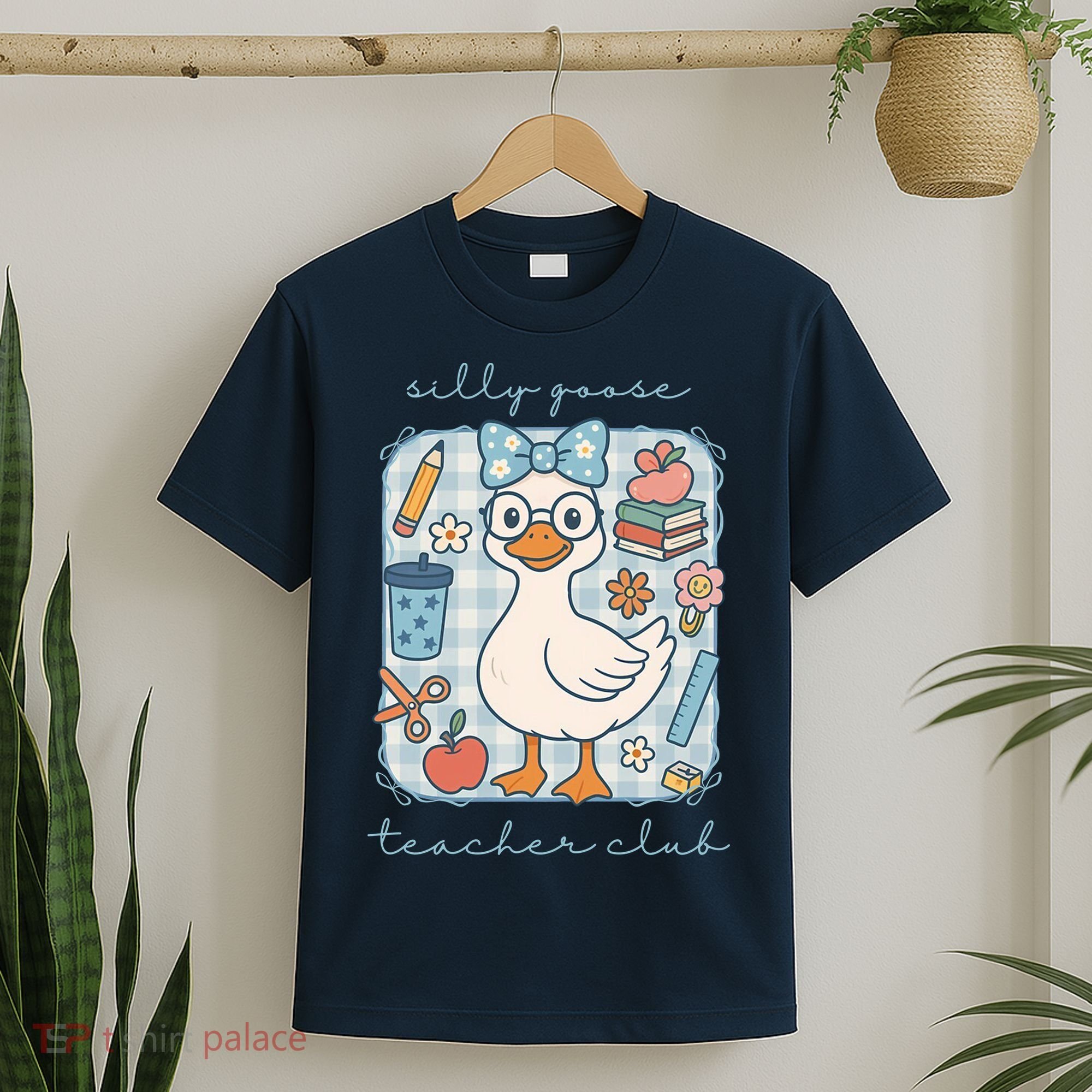 Silly Goose Teacher Club Funny Back To School T-Shirt