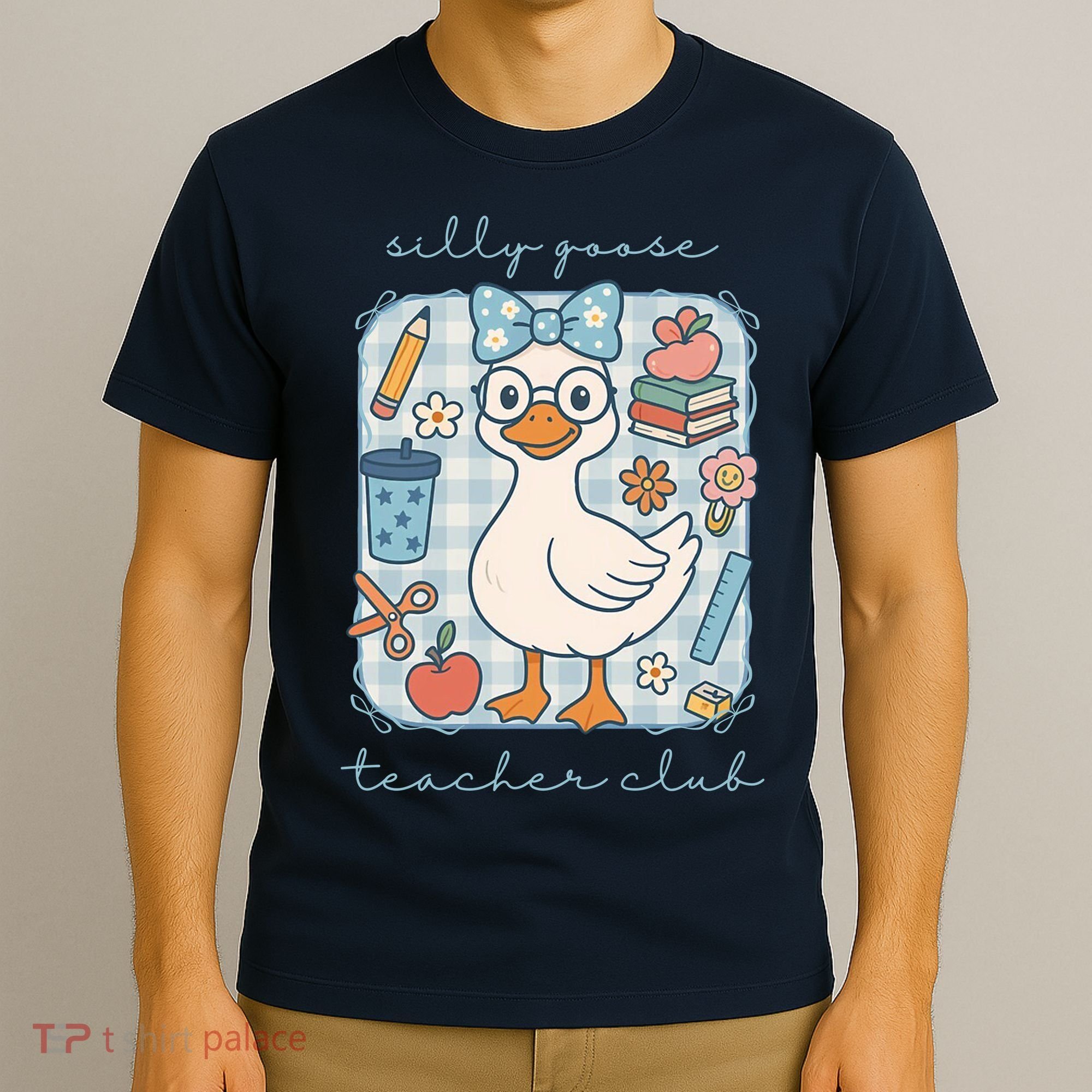 Silly Goose Teacher Club Funny Back To School T-Shirt