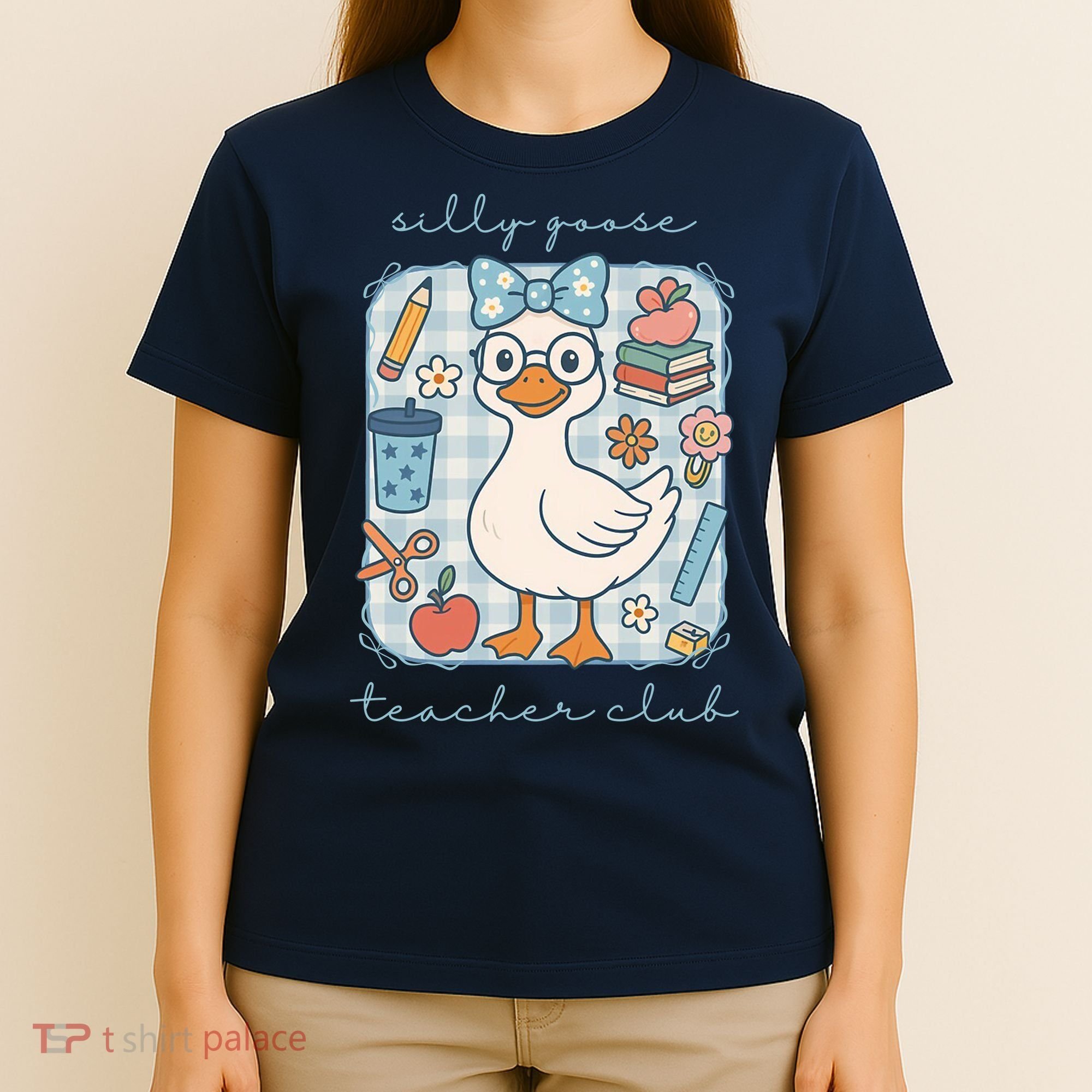 Silly Goose Teacher Club Funny Back To School T-Shirt