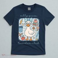 Silly Goose Teacher Club Funny Back To School T-Shirt thumb 5