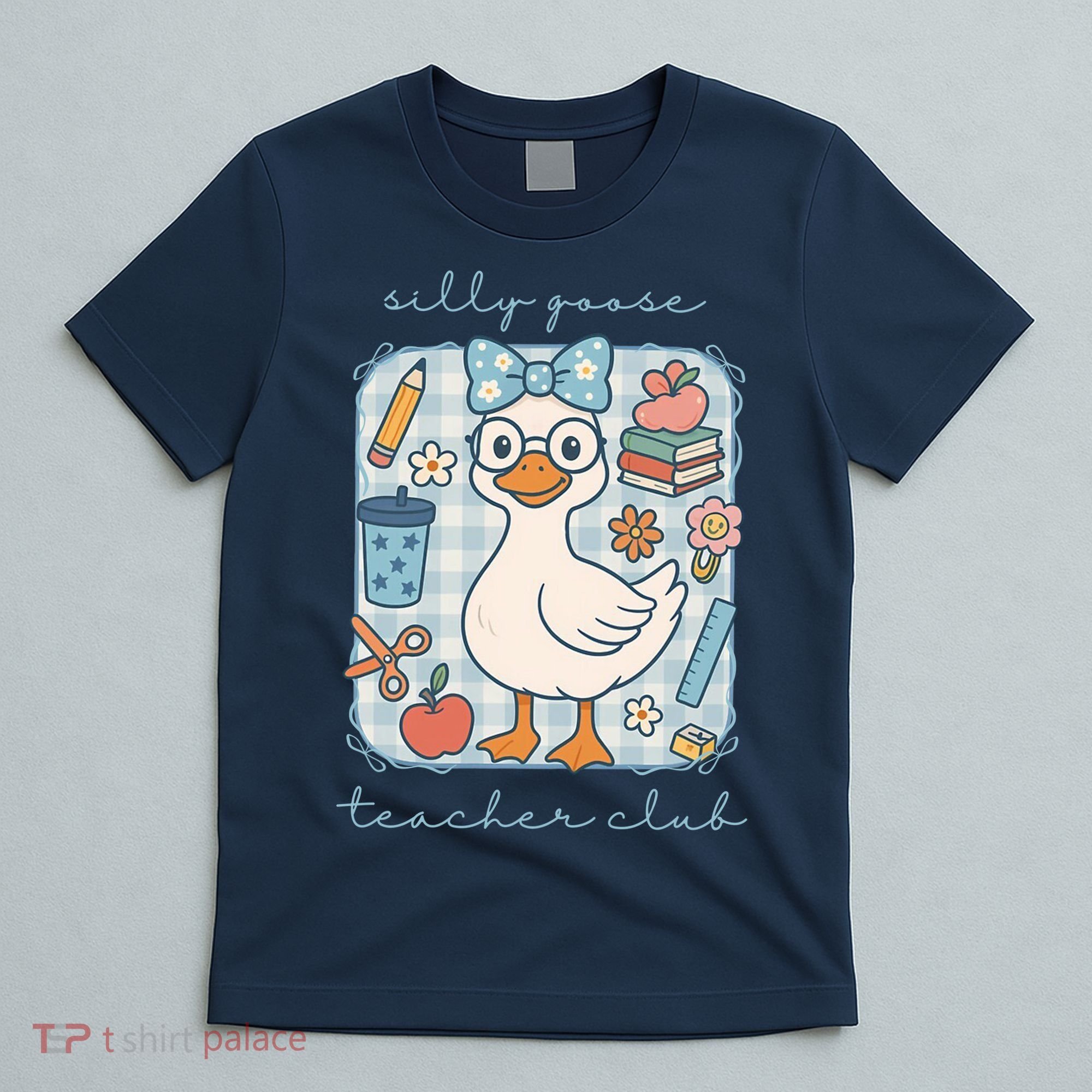 Silly Goose Teacher Club Funny Back To School T-Shirt