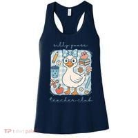 Silly Goose Teacher Club Funny Back To School Women's Tank Top thumb 0