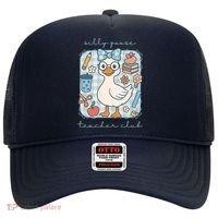 Silly Goose Teacher Club Funny Back To School Hat thumb 0