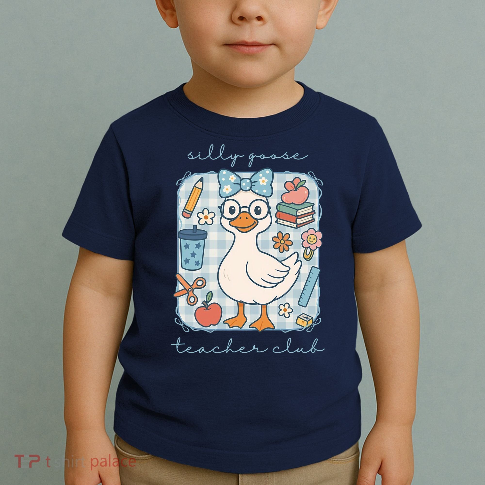 Silly Goose Teacher Club Funny Back To School Toddler T-Shirt