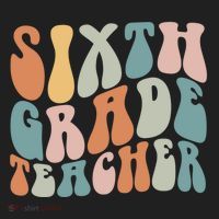 Sixth Grade Teacher Back To School Groovy Retro 6Th Grade Meaningful Gift Hat thumb 2