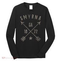 Smyrna Ga T Distressed Boho Style Home City Long Sleeve Shirt thumb 0