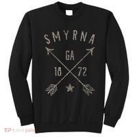 Smyrna Ga T Distressed Boho Style Home City Sweatshirt thumb 0