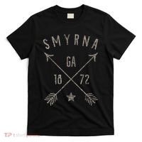 Smyrna Ga T Distressed Boho Style Home City T-Shirt thumb 0